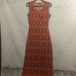 WRANGLER Southwest Tall Maxi Dress New!
